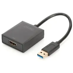 DIGITUS USB 3.0 zu HDMI Adapter Full HD schwarz