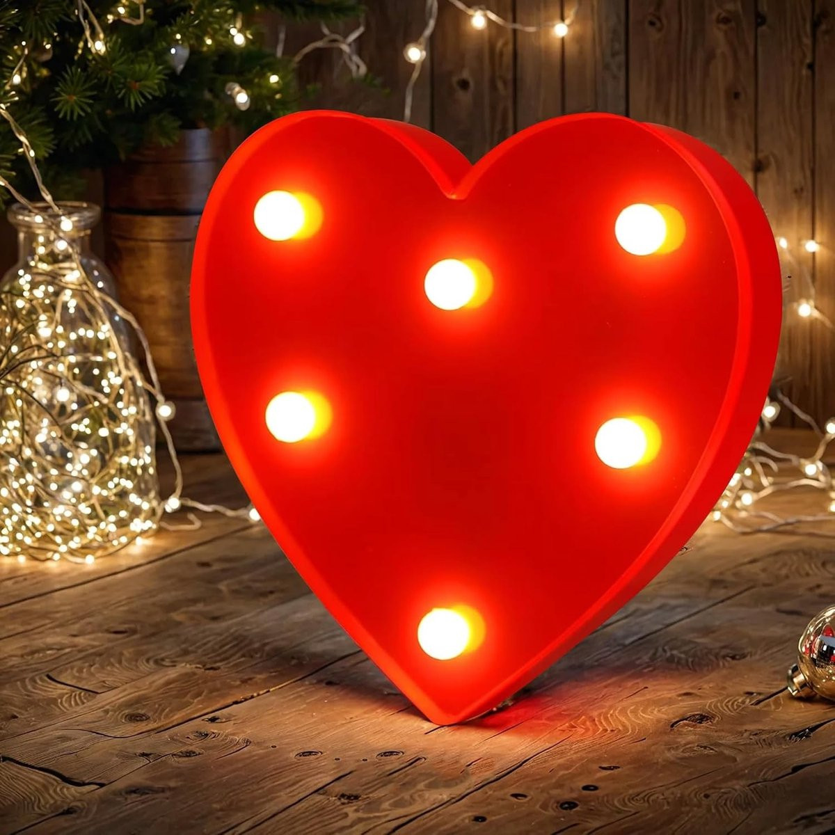 LED Verlicht Hart voor Tafeldecoratie en Sfeeraccenten