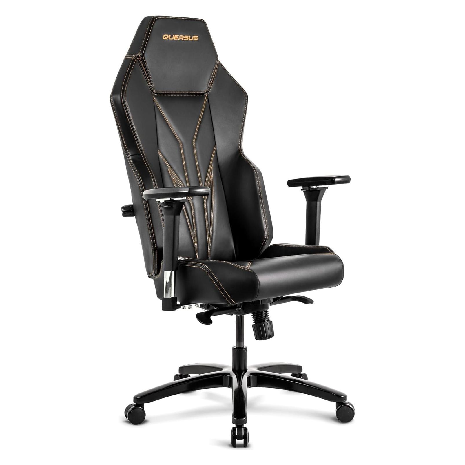 Quersus Sessel VAOS Sessel.2.3. Goldakzent (Schwarz - Gold) (V2.3/GOLDACCENT)