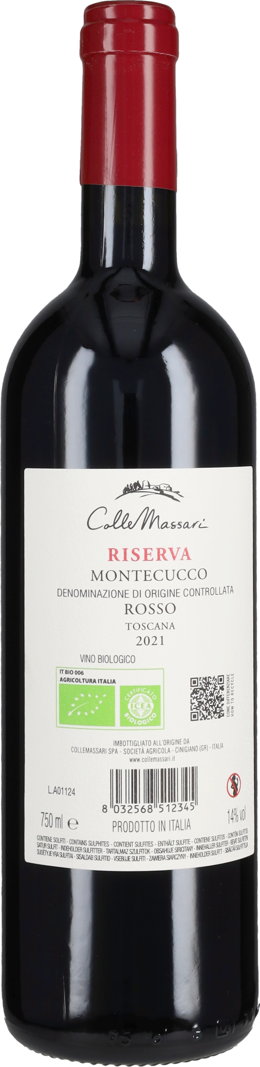 ColleMassari Montecucco Rosso Riserva '' 2022