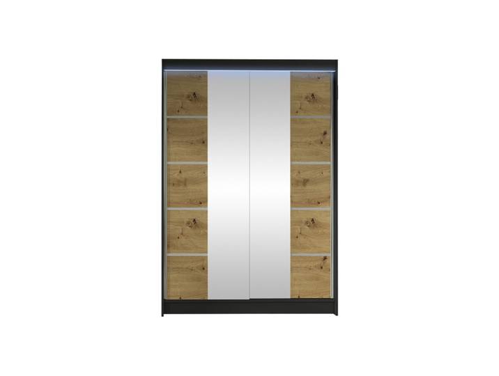 SCHWEBETÜRENSCHRANK Lino V mit RGB LED Beleuchtung