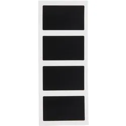 Securit® 8er-Set selbstklebende Mini-Tafeln – Rechteckig