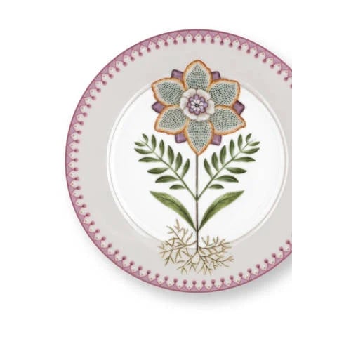 Pip Studio Lily & Lotus ontbijtbord Ø21 cm
