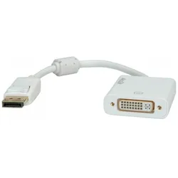 Roline DisplayPort - DVI, 4K, Video Adapter, Weiss