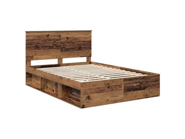 KTHLBRH Bettgestell aus Holz, 140 x 190 cm, Kiefer massiv Modernes Design, feste Latten, stabile Halterung, Doppelzimmer