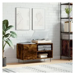 vidaXL Walino (Platten), CD- & Schallplatten Aufbewahrung, Braun
