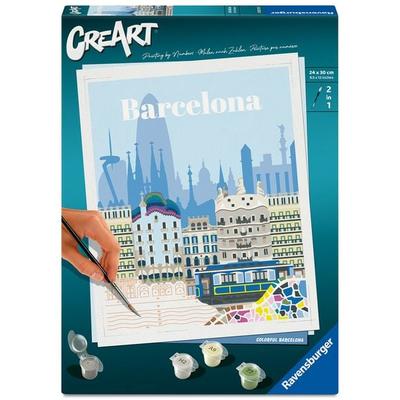 CreArt Adults Trend - Farbenfrohes Barcelona