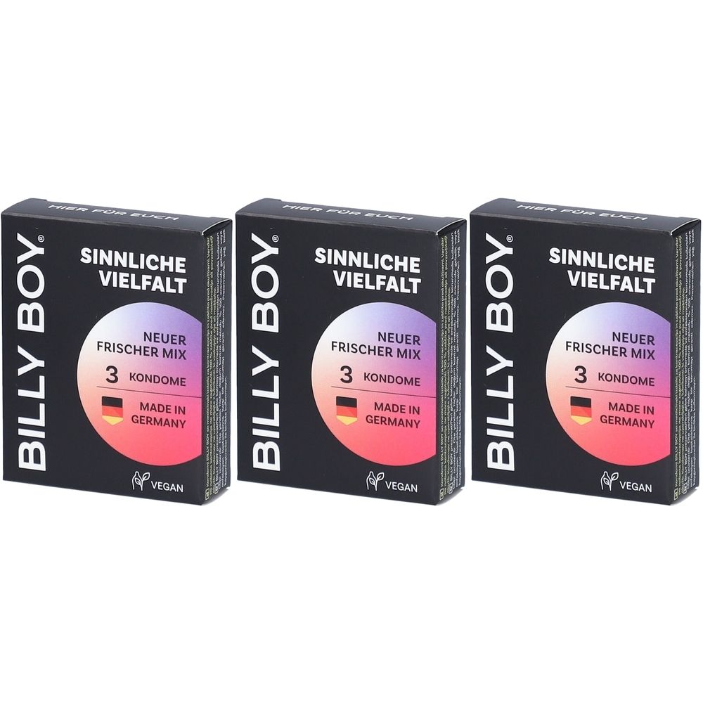 Billy BOY sinnliche Vielfalt MS 3x 3x3 St Kondome