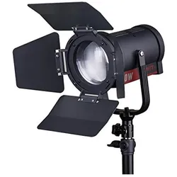 Swit 60W Super-Bright COB LED Spotlight with Pole YokeCompact size and light weight designed 15¡-60¡ Sp (Studioleuchte), Dauerlicht, Schwarz