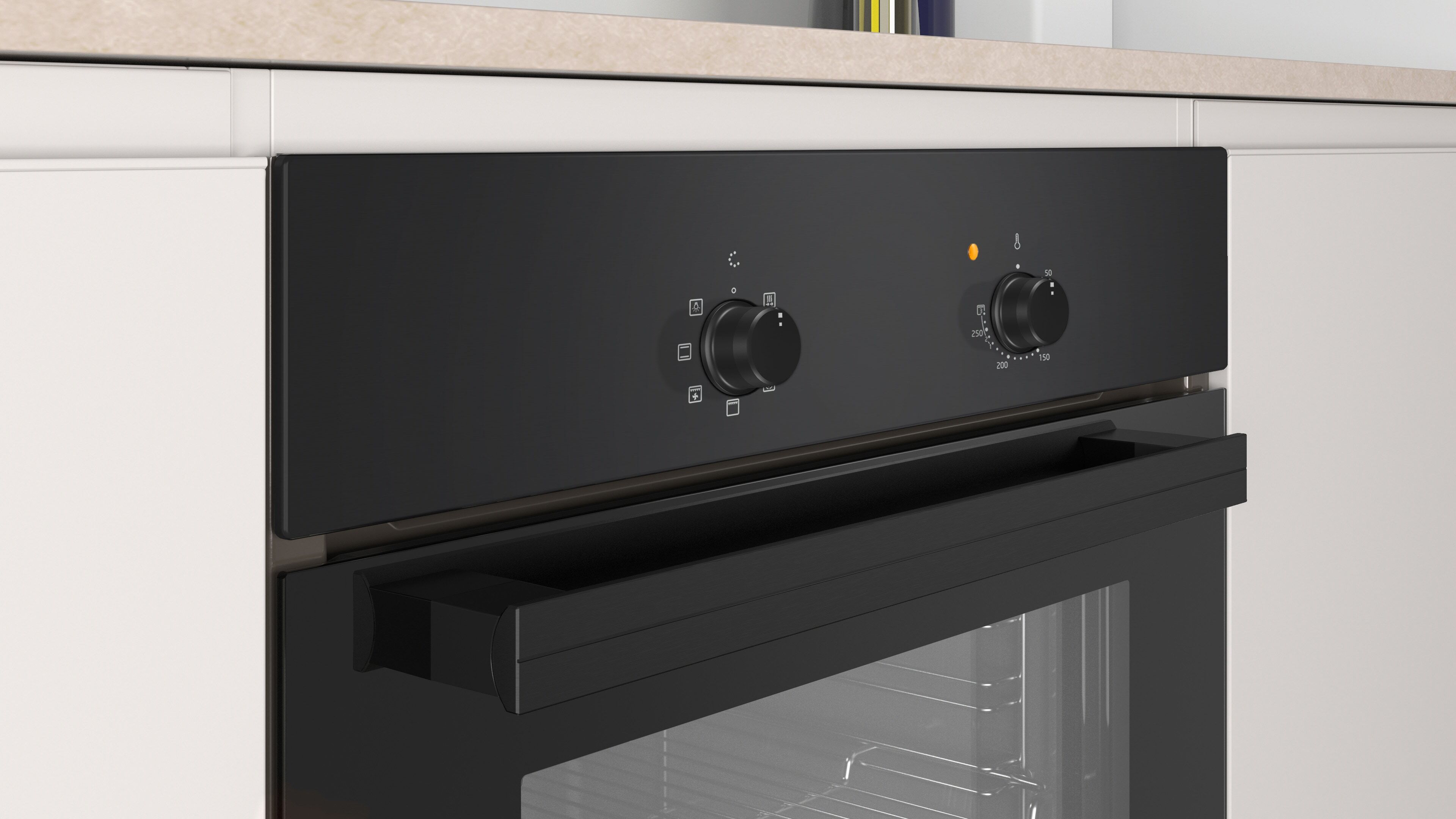 CONSTRUCTA Backofen "CF1M00060", Energieeffizienz: A (A+++-D), schwarz, B:59,4cm H:59,5cm T:54,8cm, Backöfen