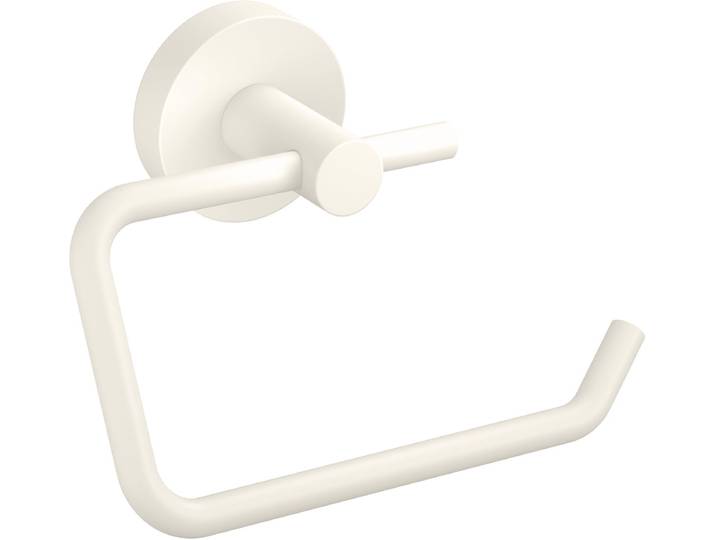tesa toiletrolhouder Moon White mat wit dispenser zonder deksel zonder boren – 99x140x53mm