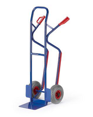 Stahlrohr-Kistenkarre, Tragkraft 250 kg, Luftreifen