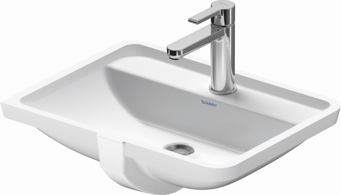 Duravit Starck 3 Einbauwaschtisch 03024900001 49 x 36 cm, weiss, wondergliss, Einbau von unten