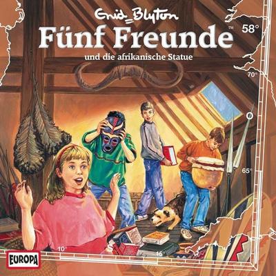 Folge 58: Fünf Freunde und die afrikanische Statue - Enid Blyton,Gabriele Hartmann, Audio, 4064066617295
