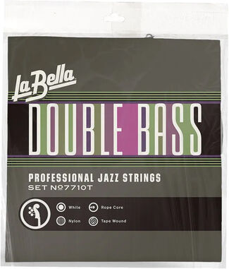 La Bella 7710T WH Nylon Tape Wound 4/4