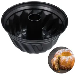 Relaxdays 2 x Gugelhupfform Schwarz
