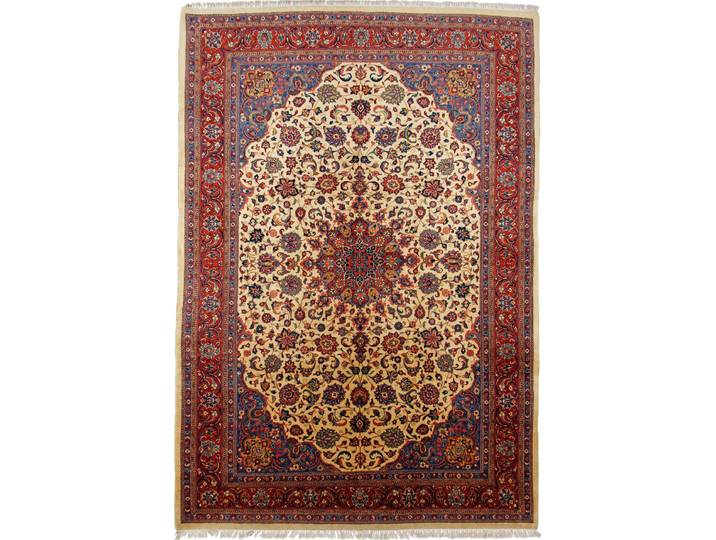 Sarough Alt Teppich 265x376 Handgeknüpft Orientteppich Perserteppich
