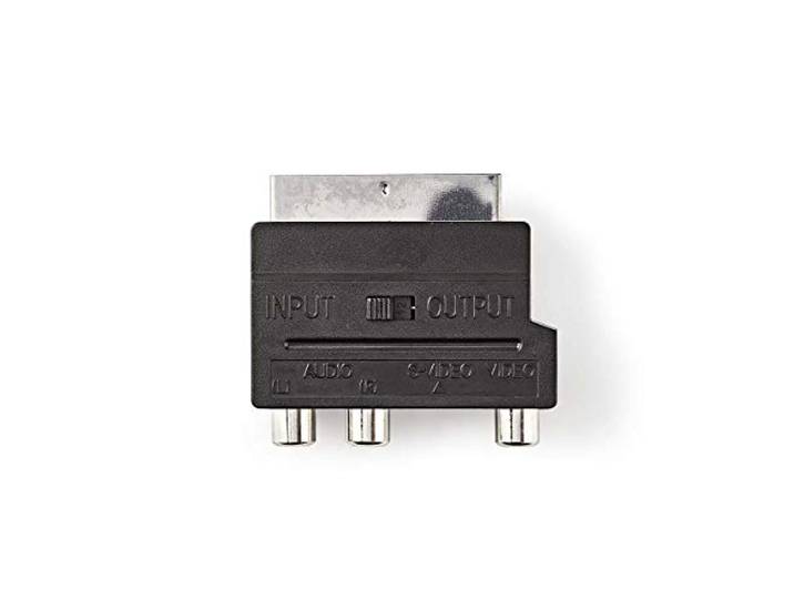 Nedis Adapter SCART S CART stekker - S-video-bus