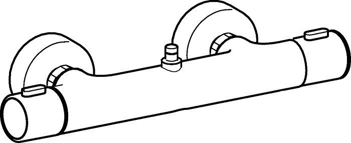 Hansa Prisma Thermostat komplett für Dusch- 59913950 system