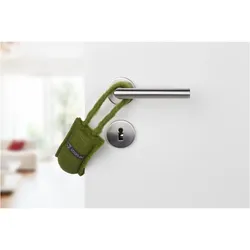 LOOFS-Design Tür Klemmschutz Türstopper Türkordel Doorstop klein FLASCHENGRÜN