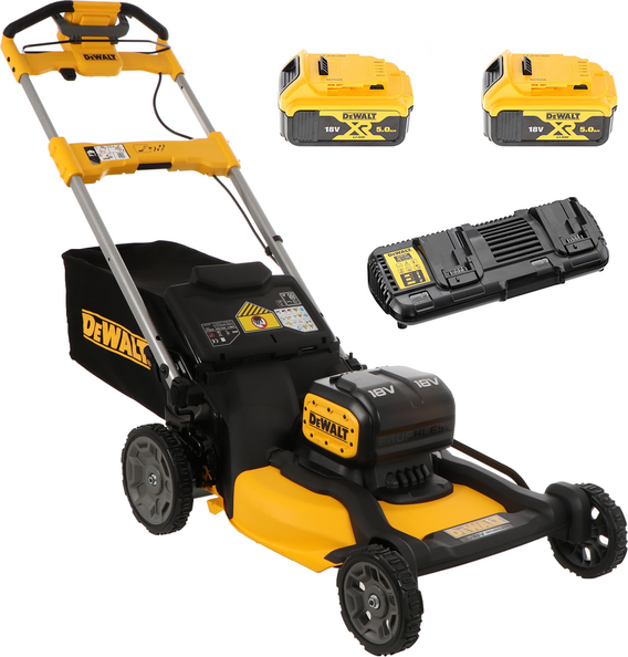 DeWalt DCMWSP156N-XJ - Tondeuse autotractée à batterie - Coupe 53 cm - 2x 18V 5Ah