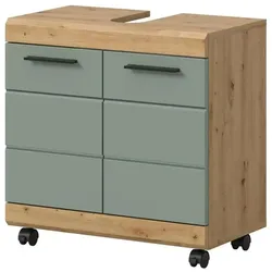 Waschbeckenunterschrank   ¦ holzfarben ¦ Maße (cm): B: 60 H: 60
