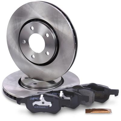 Atec Bremsscheiben+Bremsbeläge vorne +ABS [Hersteller-Nr. 40575749] für Chrysler