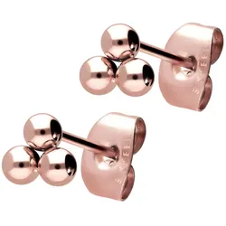 Chirurgenstahl Ohrstecker 3 KUGELN
