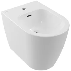 Villeroy & Boch Bodenstehende Bidets Skyla 743000 370 x540mm Oval Weiß Alpin, 74300001 74300001