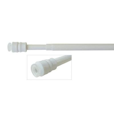Klemmstange GERSTER Gr. 2, weiß, Ø:10mm, Eisen, Polyamid, Gardinenstangen, für Scheibengardinen