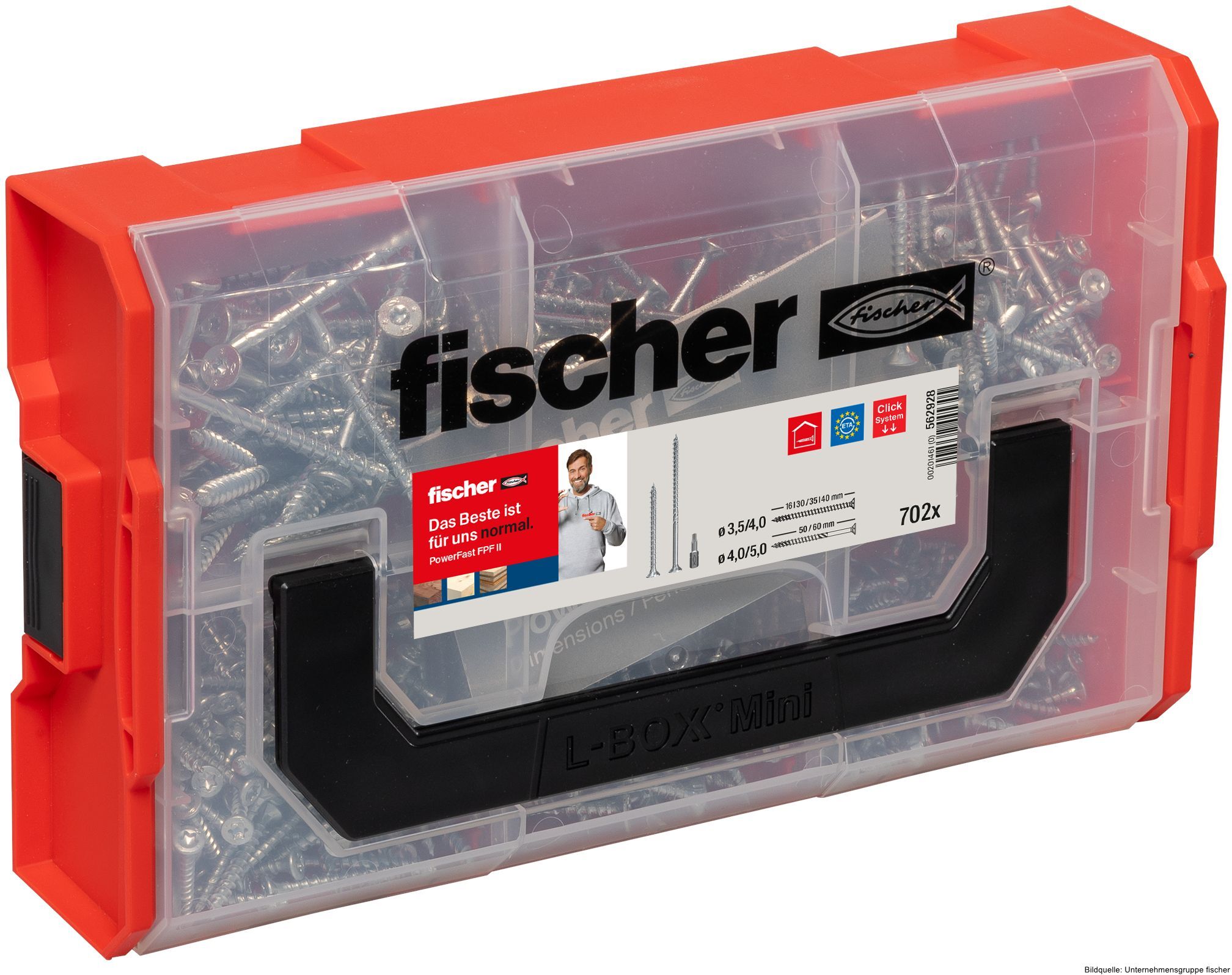 fischerwerke fischer FixTainer PowerFast II TX, 702-teilig