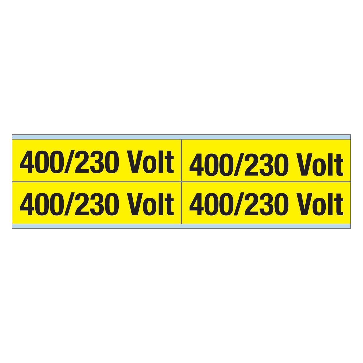 Brady Kennzeichnungen für Leitungen und Stromspannung, 400 Volt, 230 V (251982)