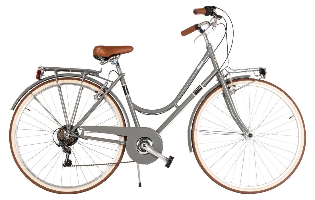 Via Veneto City-Bike Condorino Lady 28" 6V, Farbe: Grau Gallante