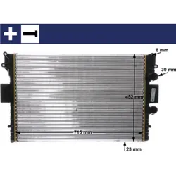 Kühler Motorkühlung MAHLE CR 2006 000S