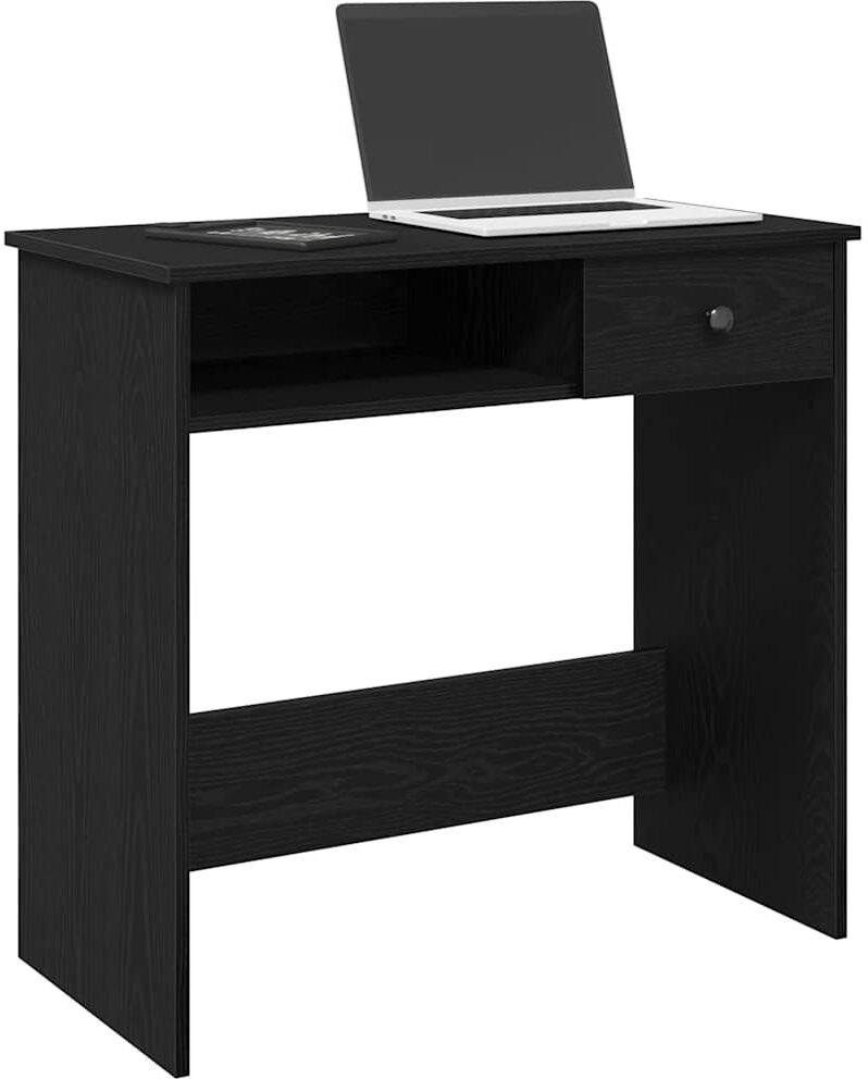 17 Stories Sherline Writing Desk Black