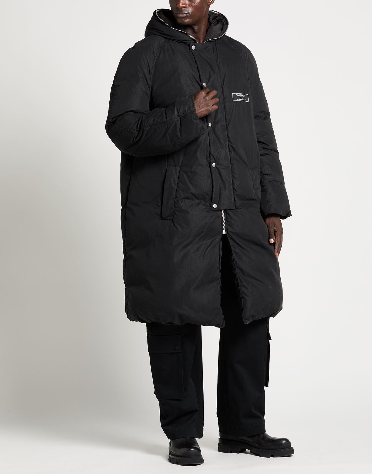 Balmain Plumífero y acolchado Hombre Negro 46,48,54 Hombre