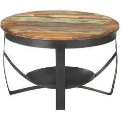 vidaXL, Couchtisch + Beistelltisch, Hadenos (Recyceltes Massivholz) (68 x 43 cm)