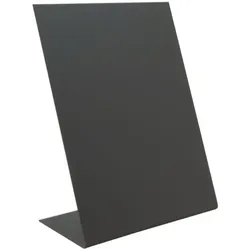 Securit 3er-Pack Tischaufsteller Kreidetafel »L-Board« A5 schwarz, 15.8x21.5x8.5 cm