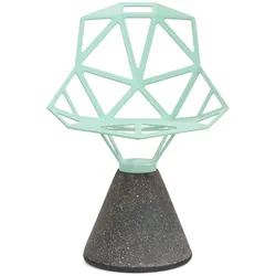 Magis Chair One, Sockel aus Zement, drehbar, mint