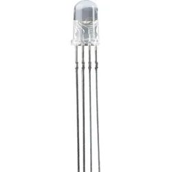 LED LL 5-8000RGB - RGB-LED, 5 mm, bedrahtet, 4-Pin, rt/gn/bl, 8000 mcd, 25°