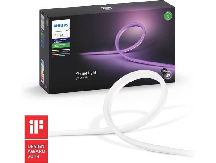 Philips Hue lightstrip outdoor - wit en gekleurd licht - 5m