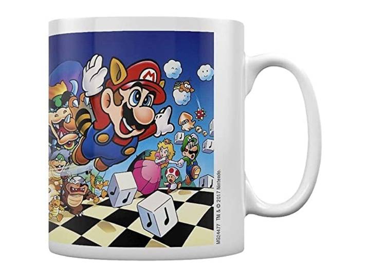 Super Mario koffiemok Flying wit