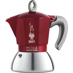BIALETTI Espressokocher New Moka 2 Tassen - rot
