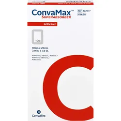 Convamax Superabsorber Adhäsiv 10x20 cm 10 ST