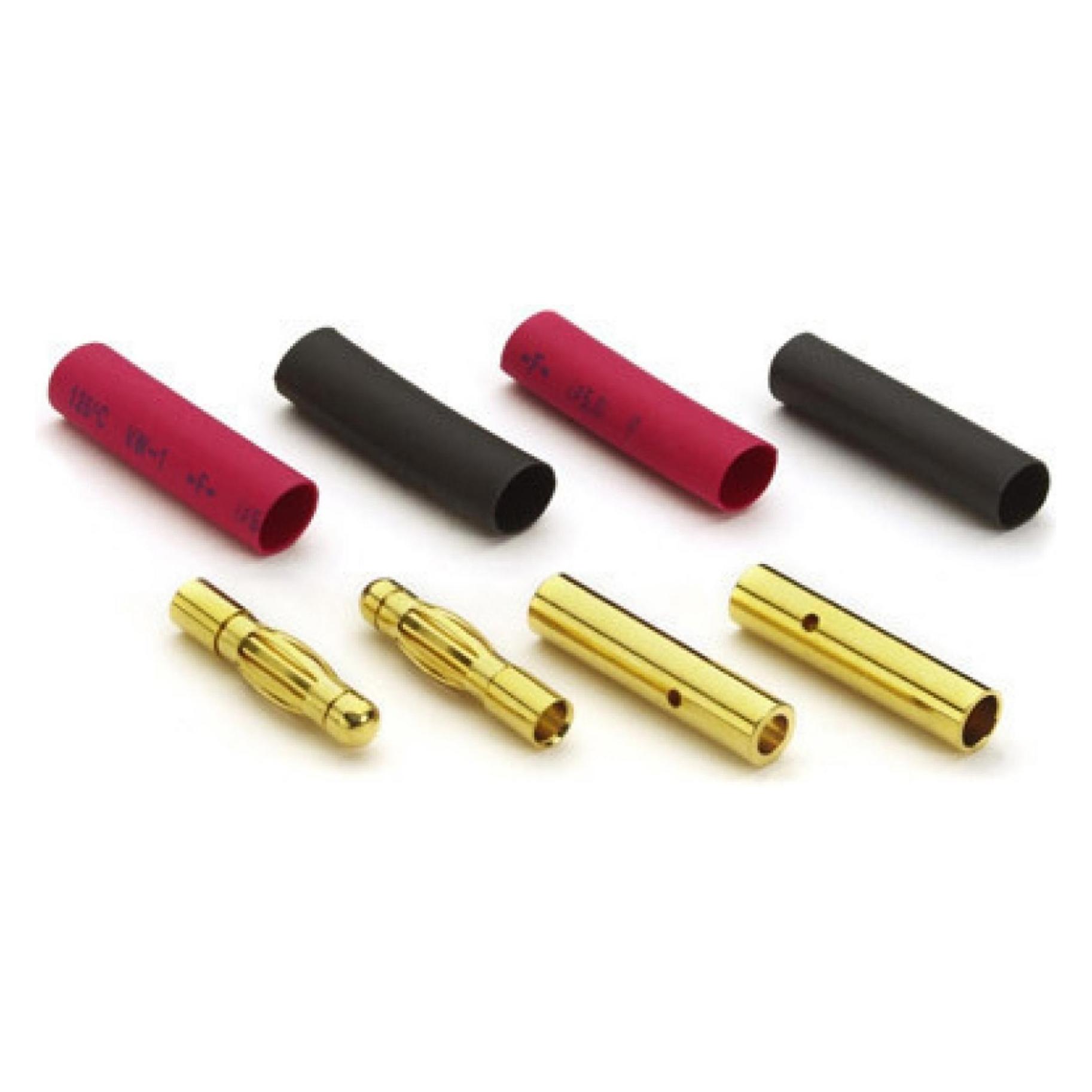 Carson Goldkontakte 4mm 2x Buchse, 2x Stecker (500906084)