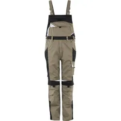 Latzhose "BESTWORK NEW" - 25 - khaki/Schwarz