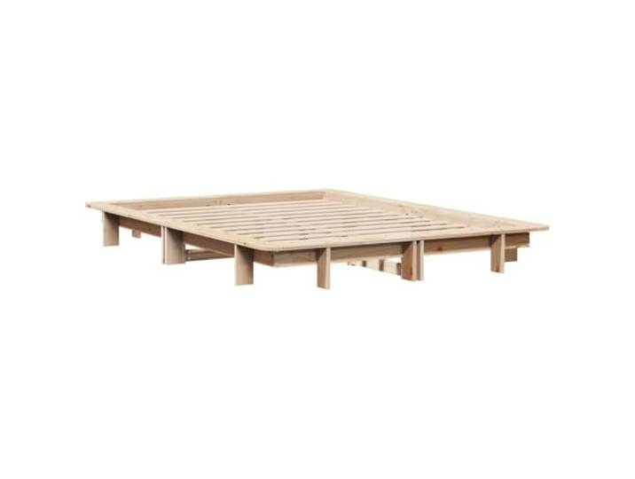 vidaXL Massivholzbett ohne Matratze 120x200 cm Kiefernholz