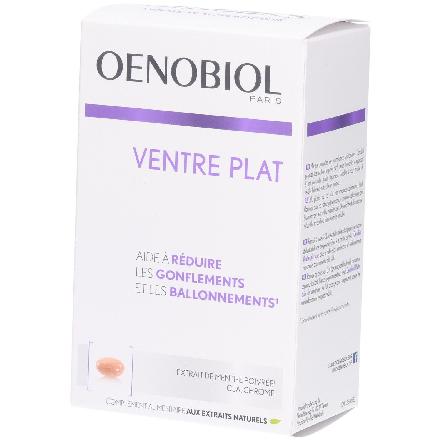 Oenobiol Vrouw 45+ Platte Buik ok Nlfren 60 St Kapseln