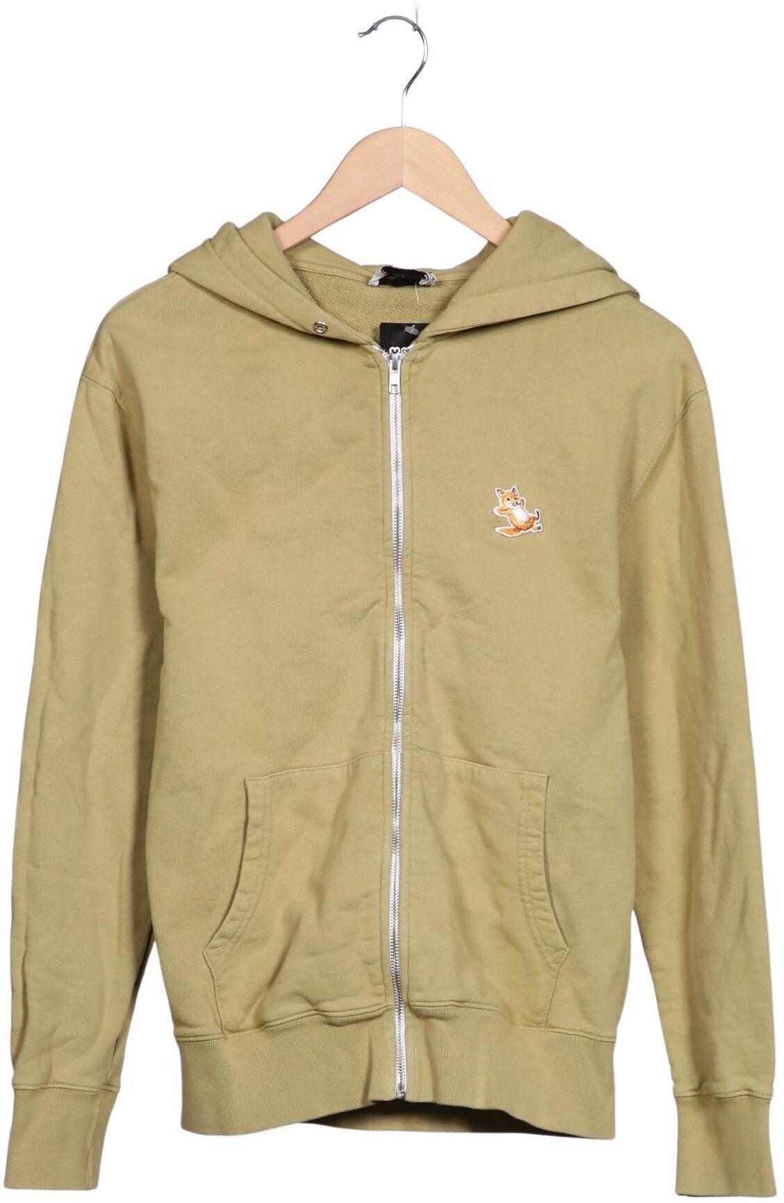 Maison Kitsune Herren Kapuzenpullover, Beige, Gr. M, Baumwolle - Second Hand