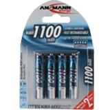 ANSMANN HR03 Nickel-Metall-Hydrid AAA Micro Akku 1050 mAh 4er Pack